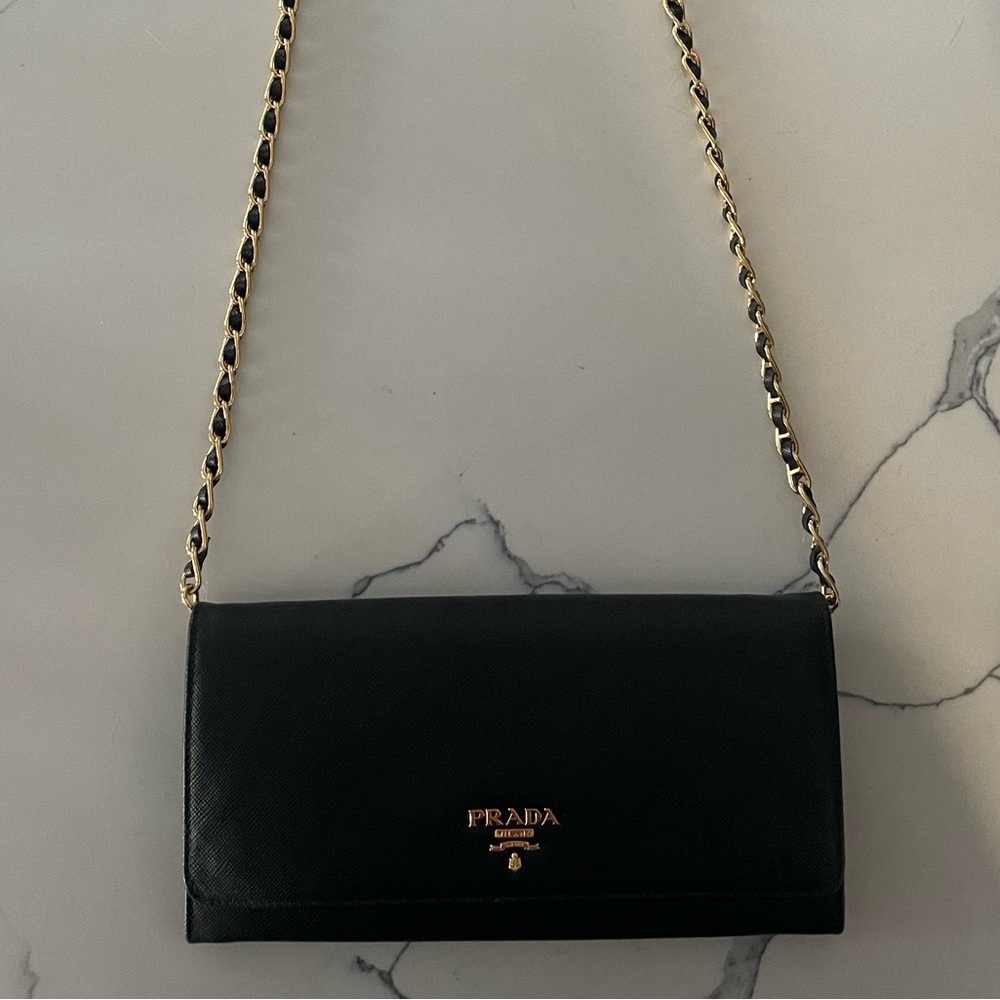 Prada wallet on a chain